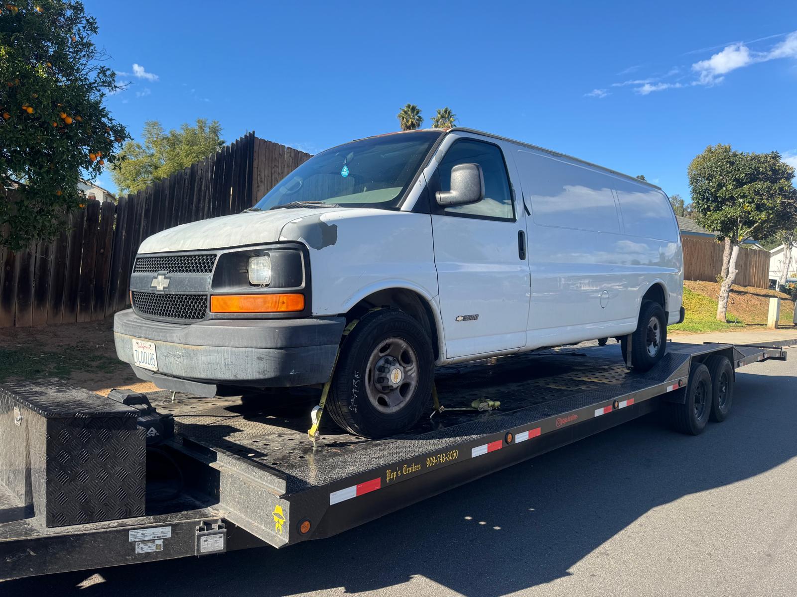 2008 Chevy 3500 van